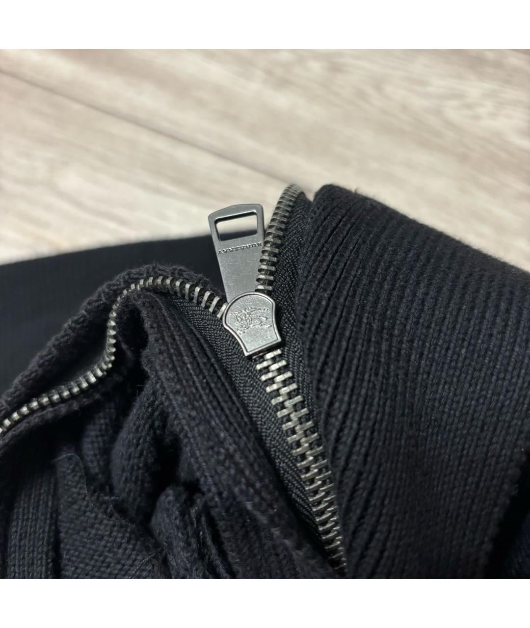 BURBERRY Черная хлопковая куртка, фото 5