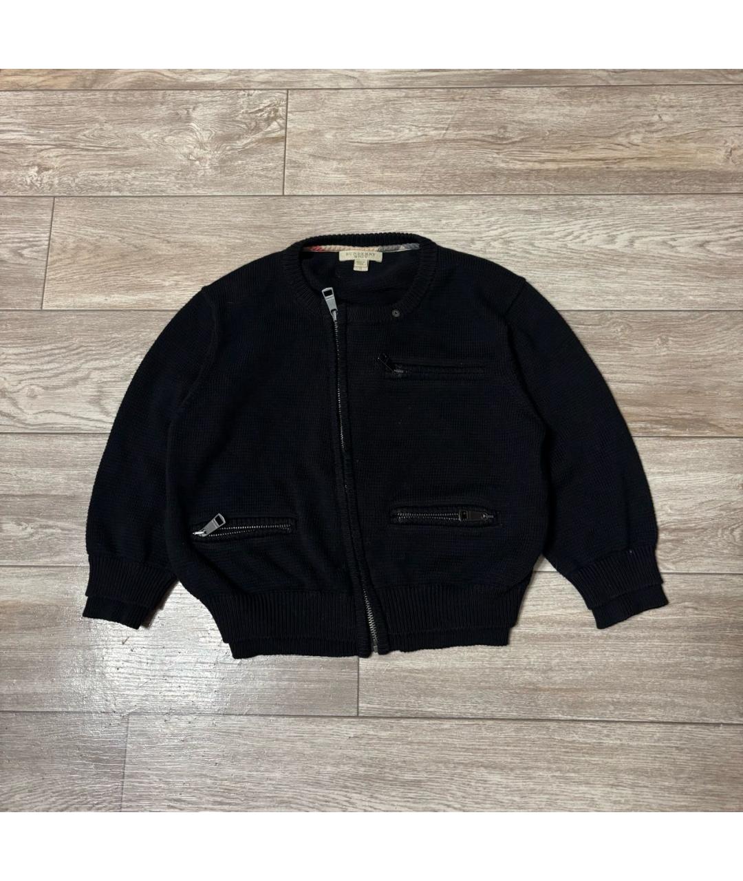 BURBERRY Черная хлопковая куртка, фото 9