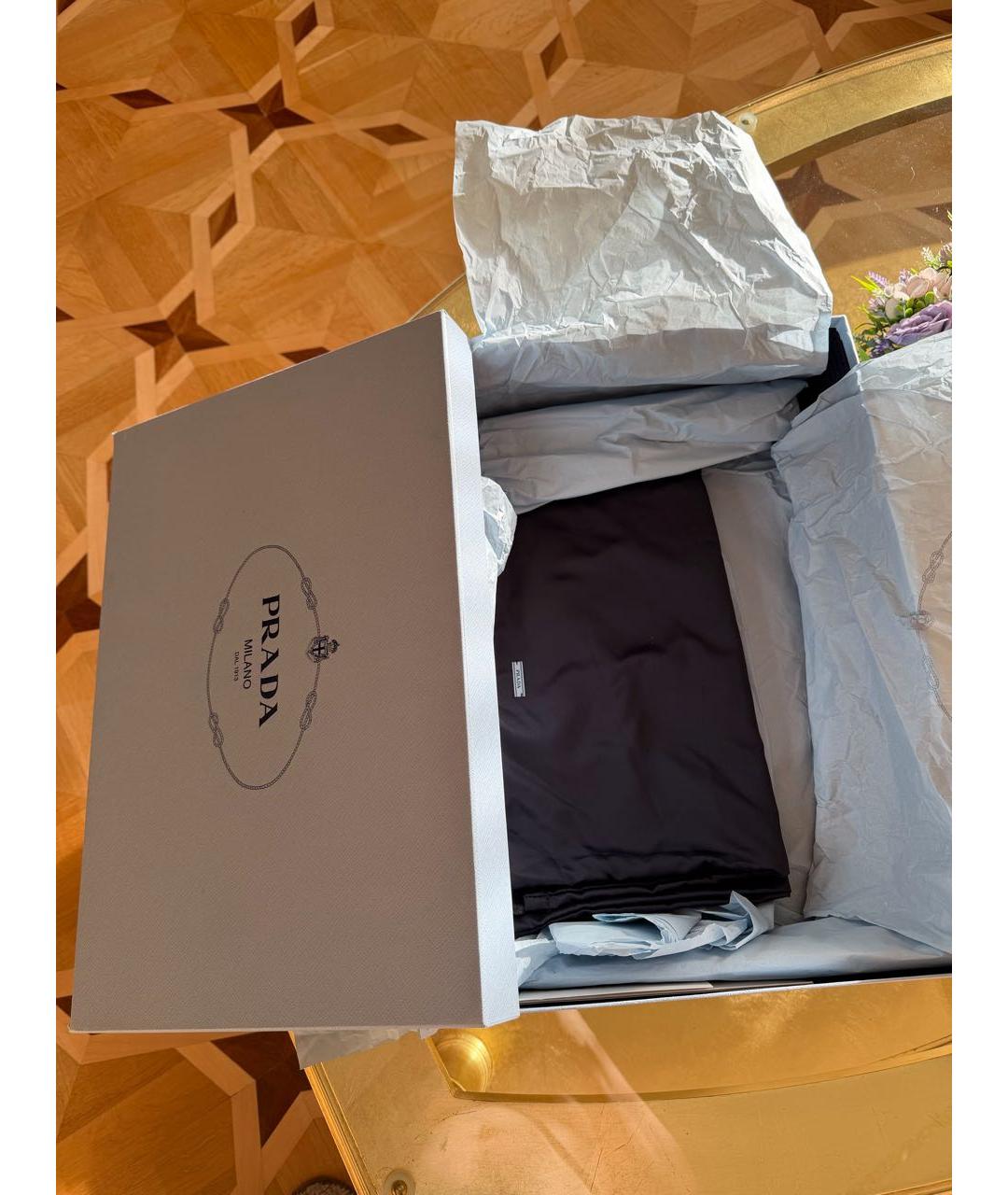 PRADA Черные кожаные ботинки, фото 8