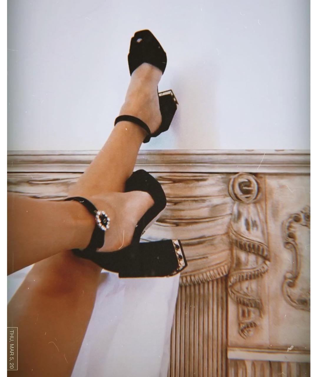 DOLCE&GABBANA Черные босоножки, фото 6