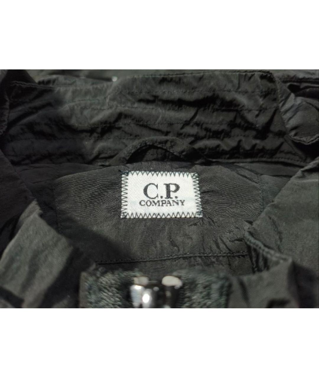 CP COMPANY Черная полиамидовая куртка, фото 6