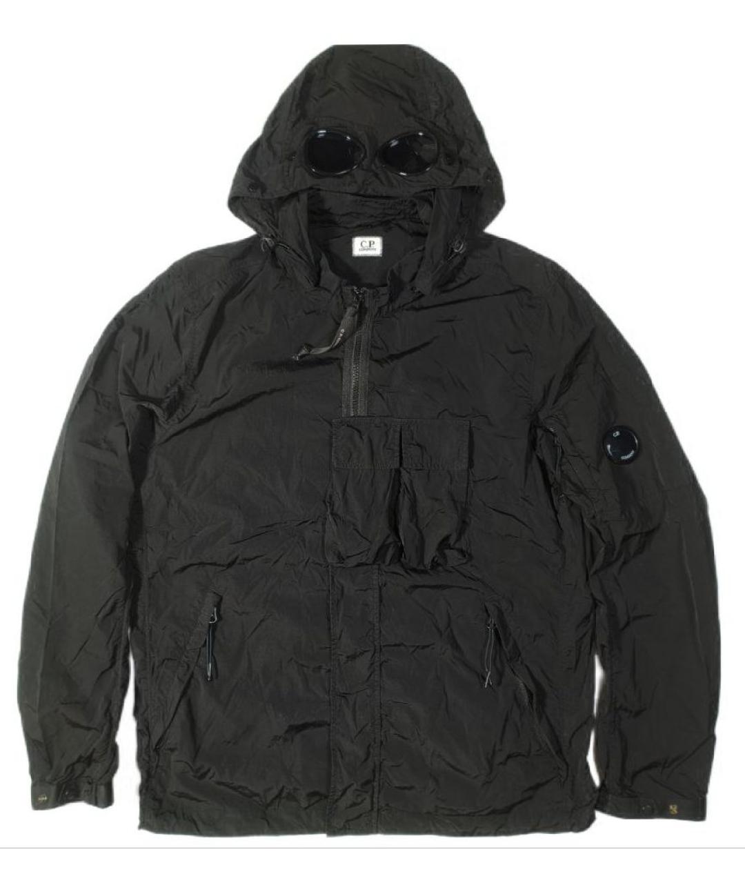 CP COMPANY Черная полиамидовая куртка, фото 1