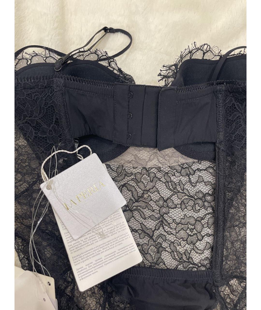 LA PERLA Черное кружевное боди, фото 6