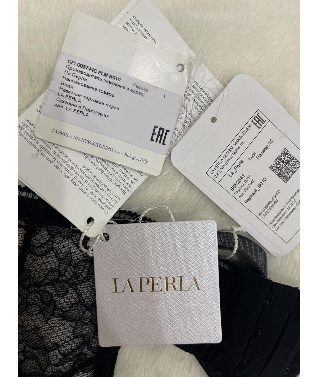 LA PERLA Черное кружевное боди, фото 4
