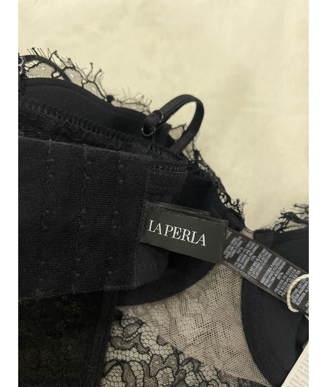 LA PERLA Черное кружевное боди, фото 5