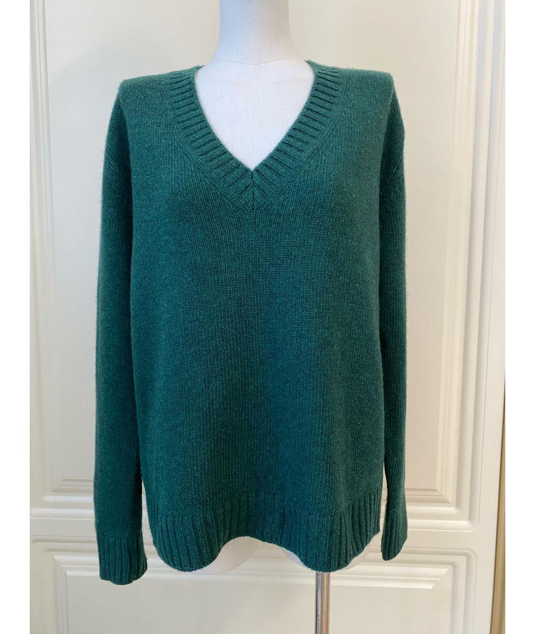 PRADA Зеленый шерстяной джемпер / свитер, фото 7