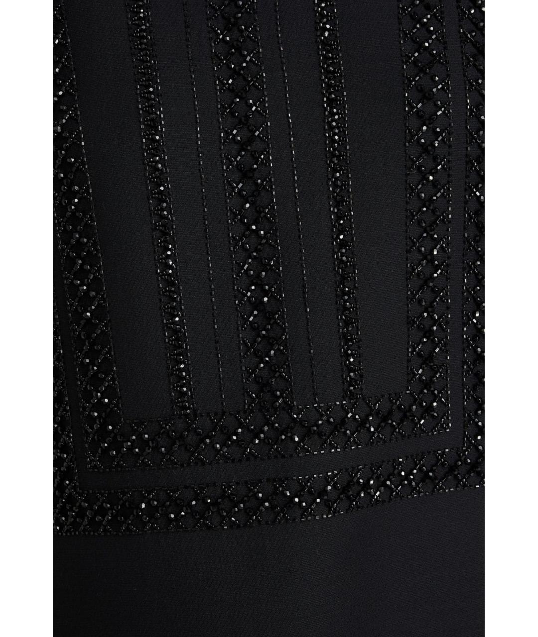 VALENTINO Черное хлопковое повседневное платье, фото 5