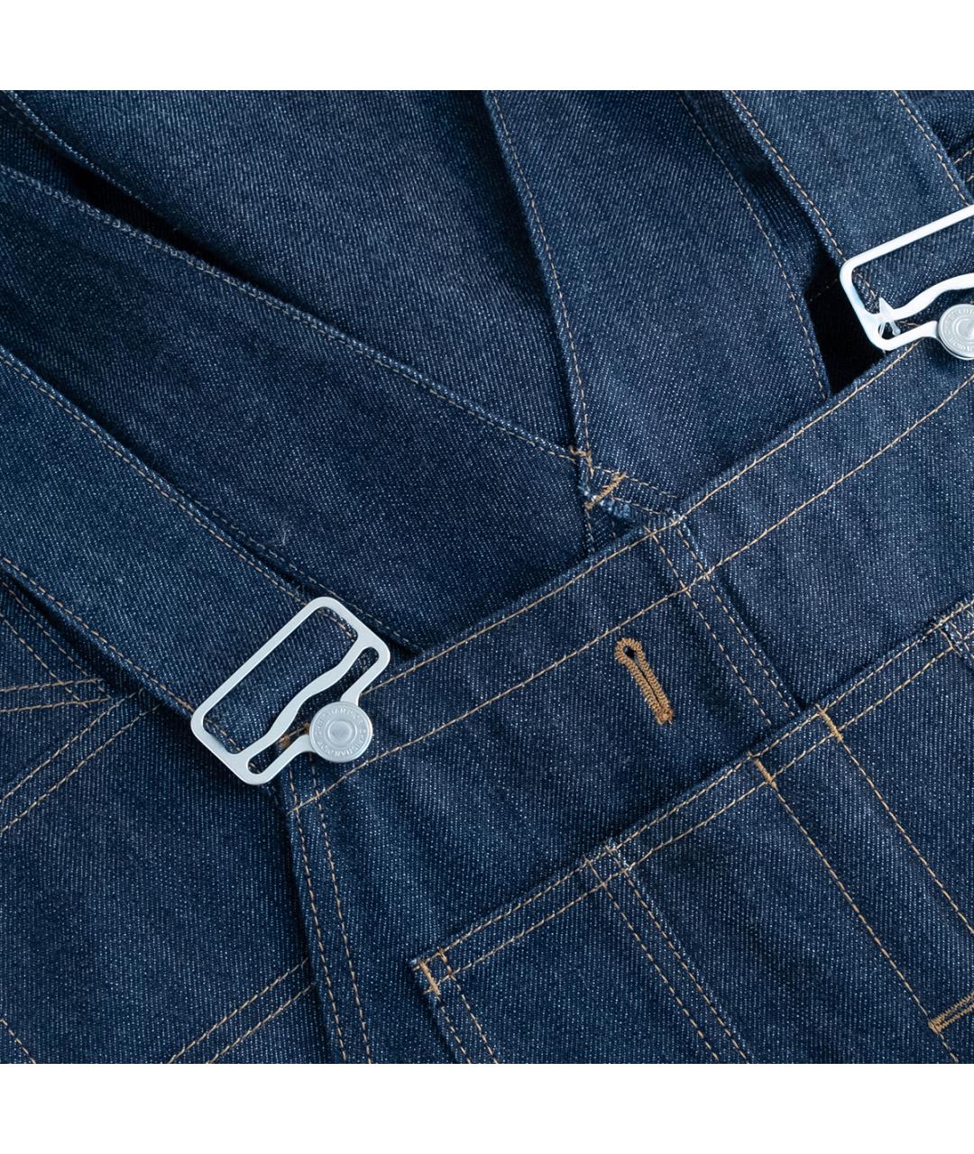 CHRISTIAN DIOR Темно-синий деним комбинезон, фото 3