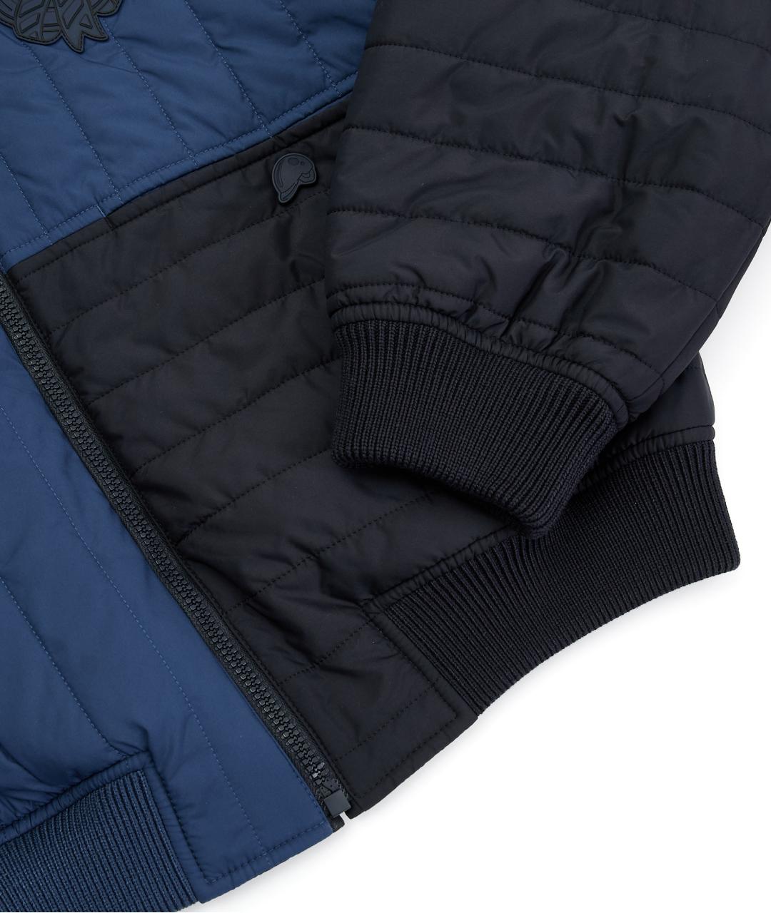 HERMES Синяя полиэстеровая куртка, фото 6