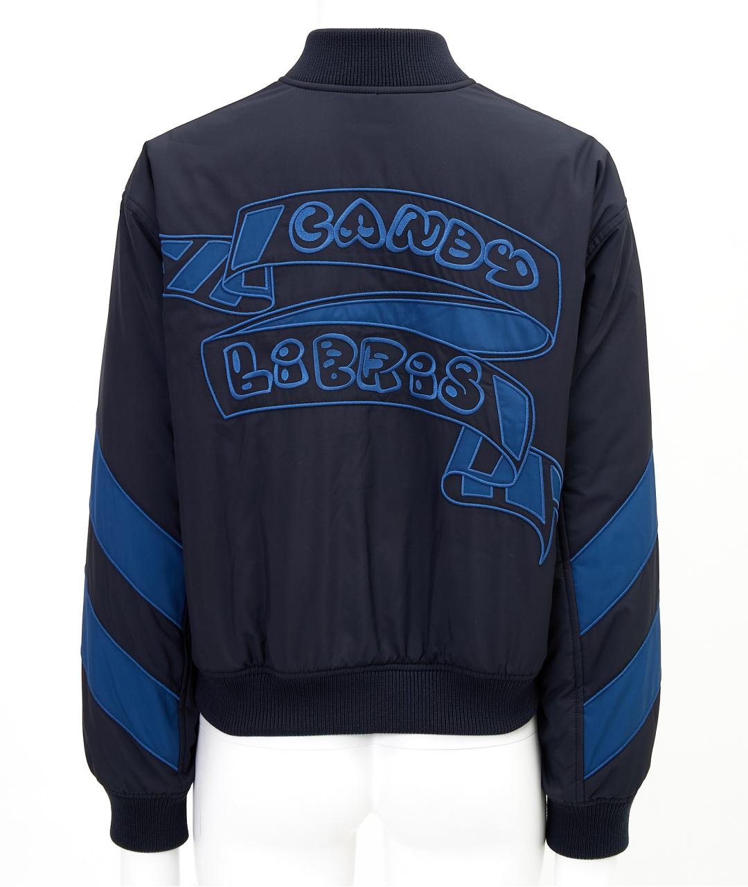 HERMES Синяя полиэстеровая куртка, фото 4