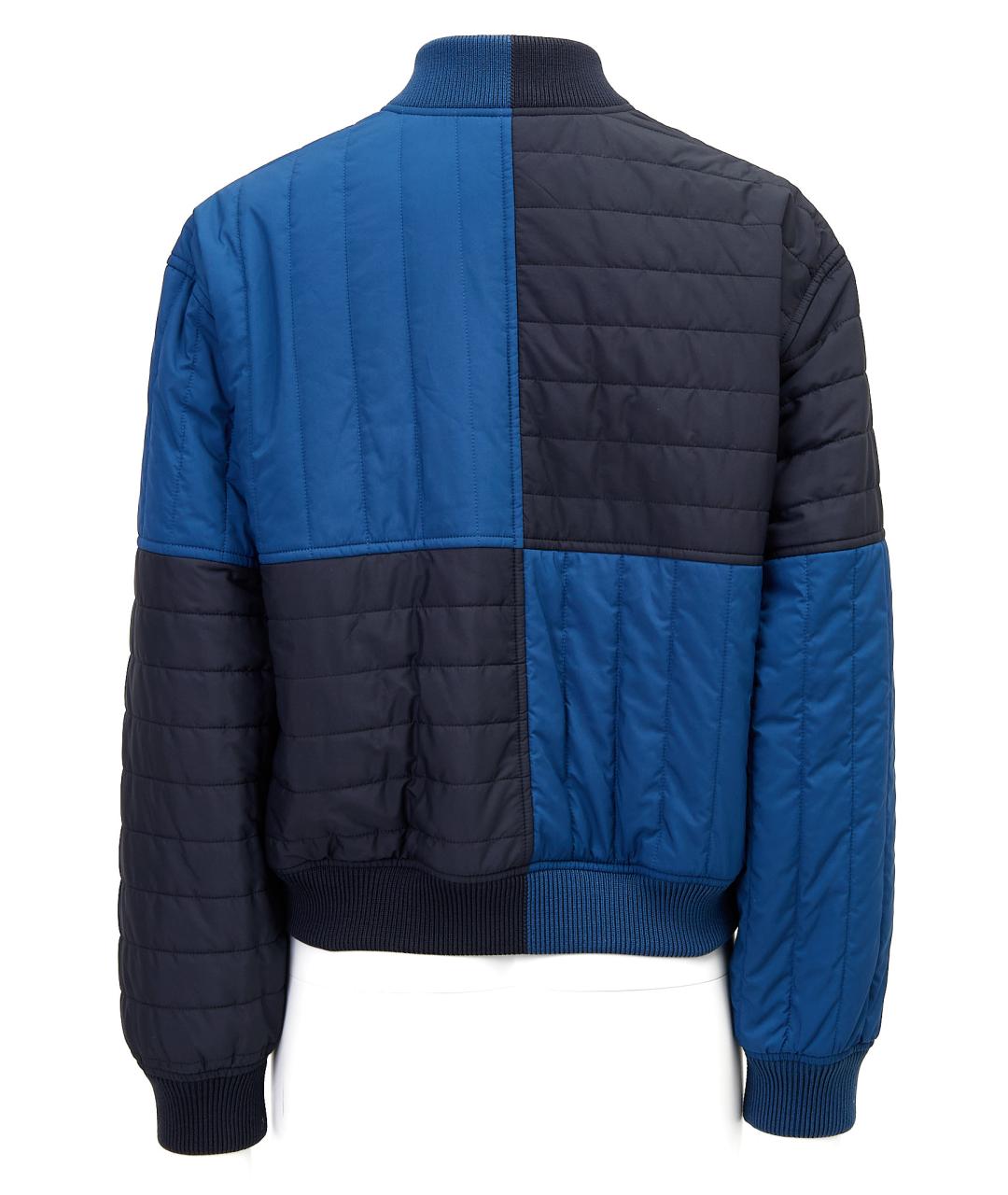 HERMES Синяя полиэстеровая куртка, фото 2