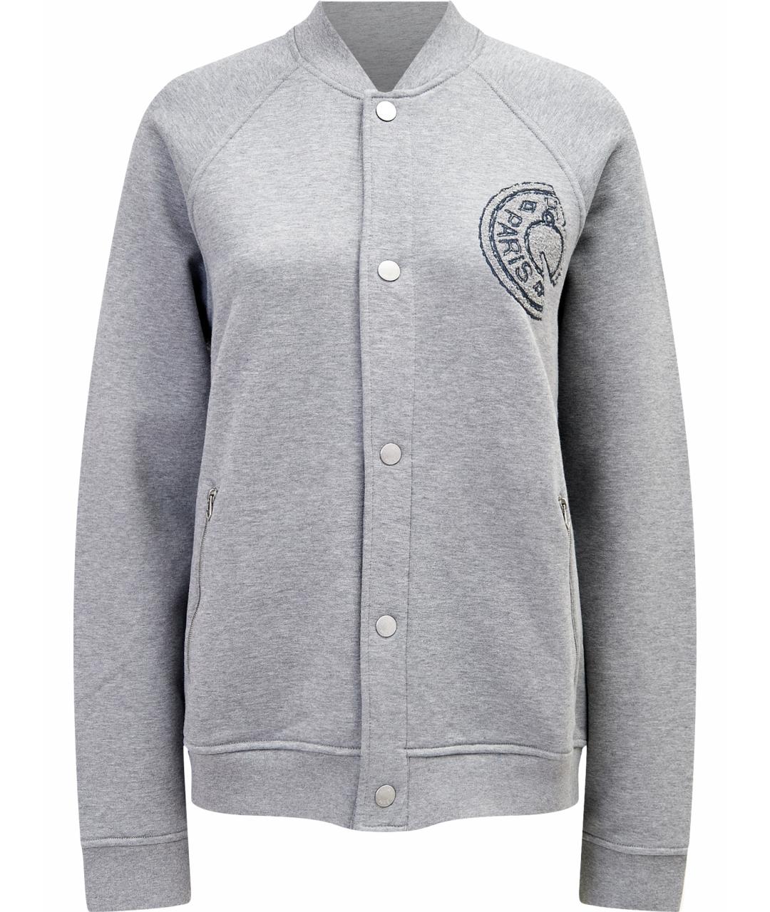 HERMES Серая хлопковая куртка, фото 1