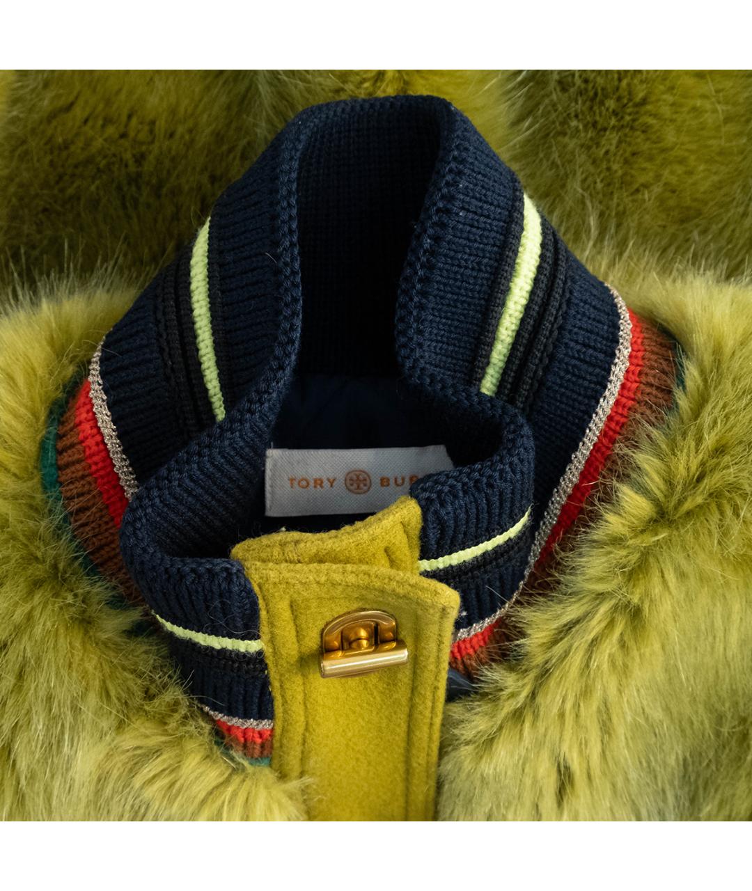TORY BURCH Горчичная шерстяная куртка, фото 3