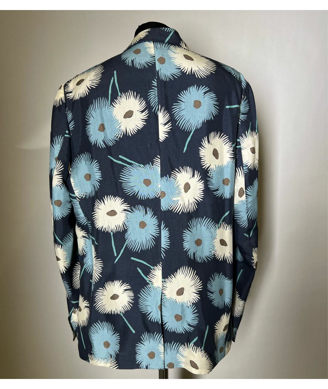 VALENTINO Голубой шелковый пиджак, фото 3