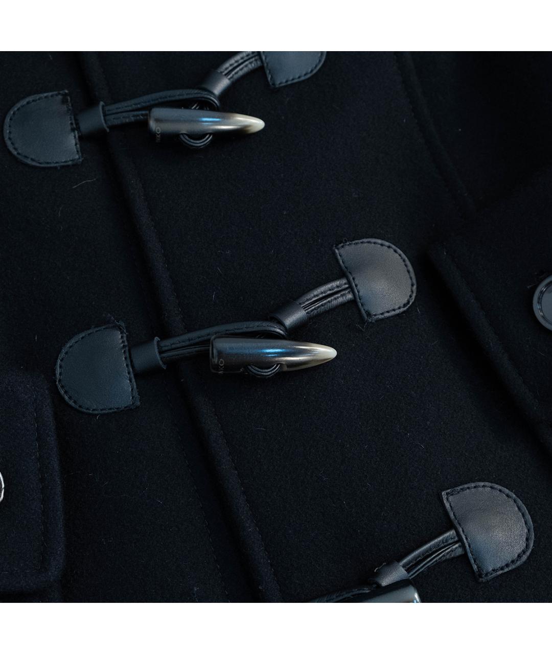 PINKO Черное шерстяное пальто, фото 4