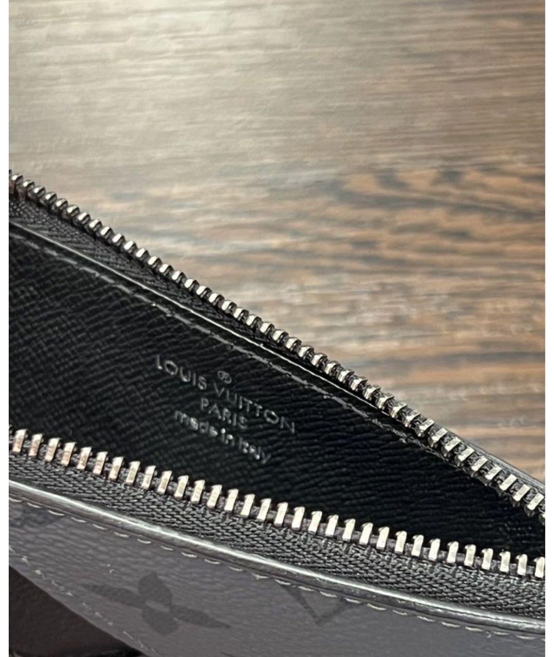 LOUIS VUITTON Черный кардхолдер, фото 3