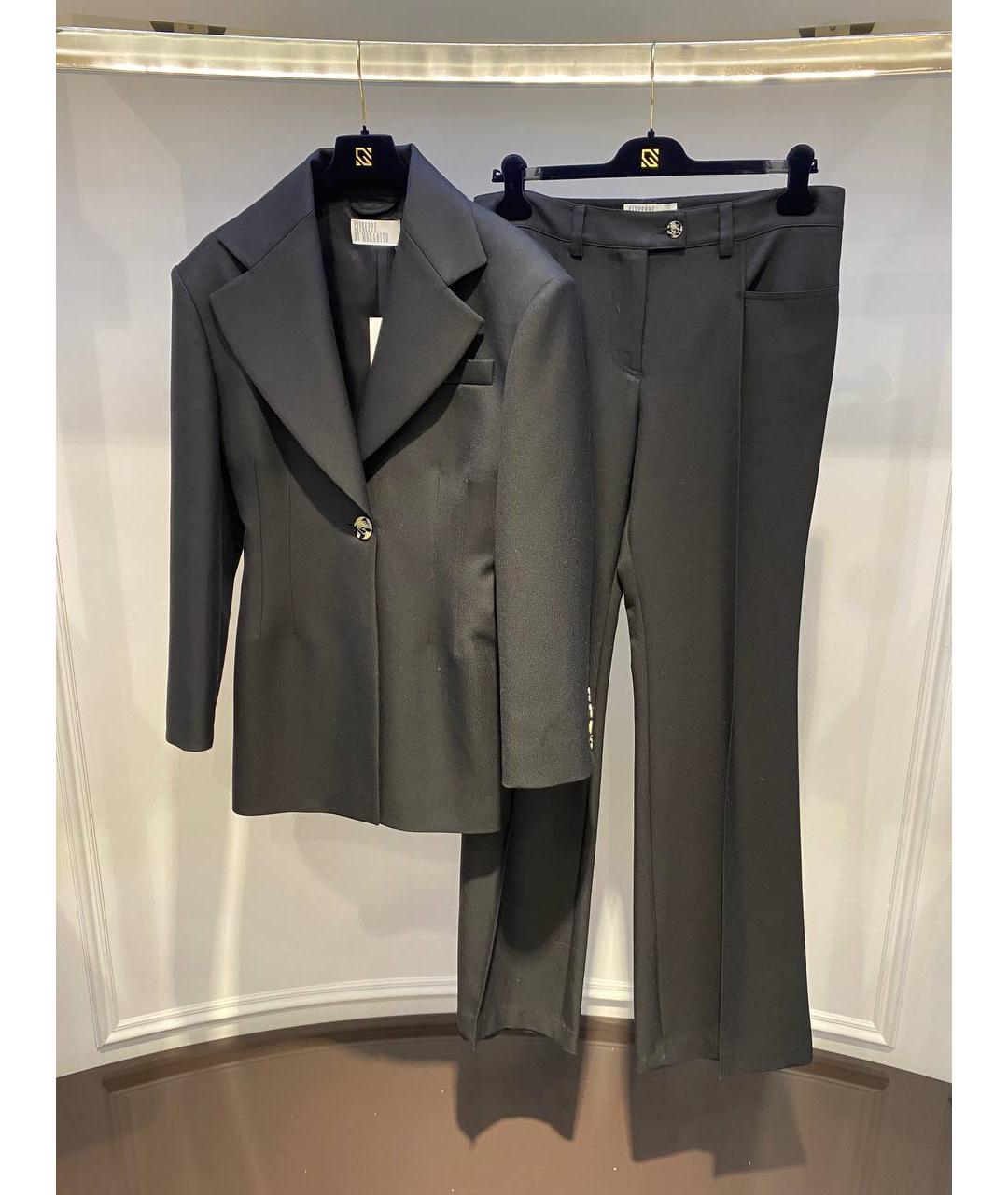 GIUSEPPE DI MORABITO Серый шерстяной костюм с брюками, фото 3