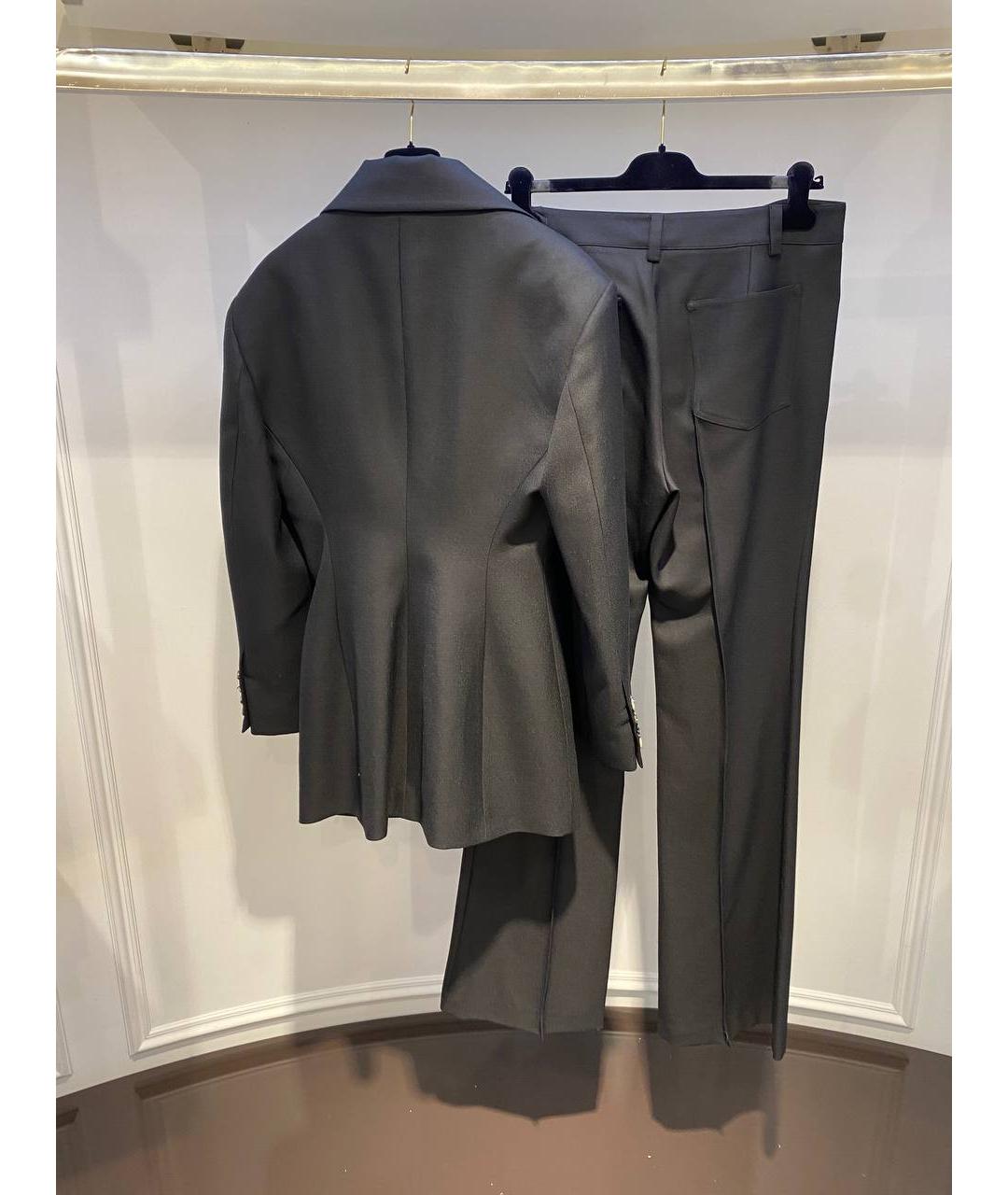 GIUSEPPE DI MORABITO Серый шерстяной костюм с брюками, фото 2
