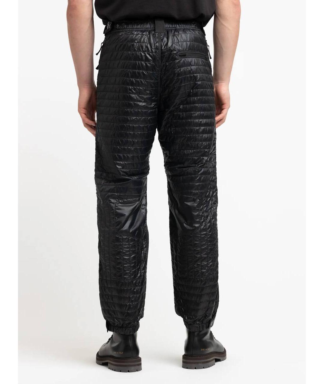 STONE ISLAND Черные хлопковые повседневные брюки, фото 8