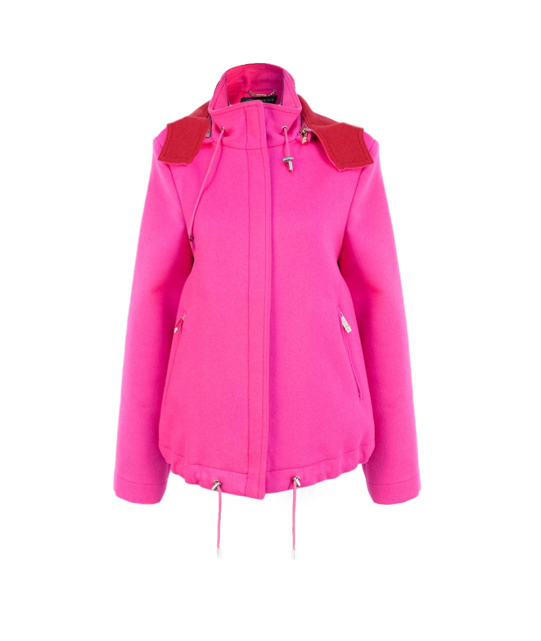 VERSACE Розовая шерстяная куртка, фото 1