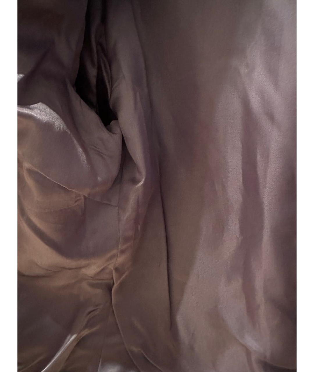 VERSACE COLLECTION Фиолетовая кожаная куртка, фото 8