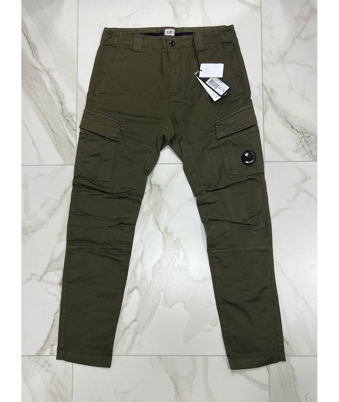 CP COMPANY Хаки хлопковые повседневные брюки, фото 10