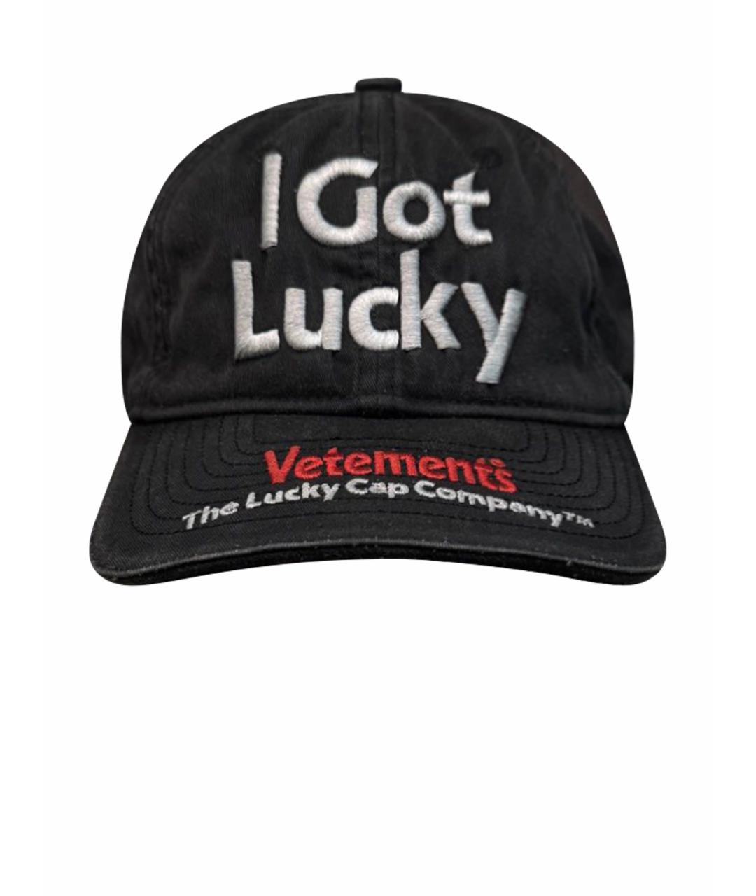 VETEMENTS Серая хлопковая кепка, фото 1