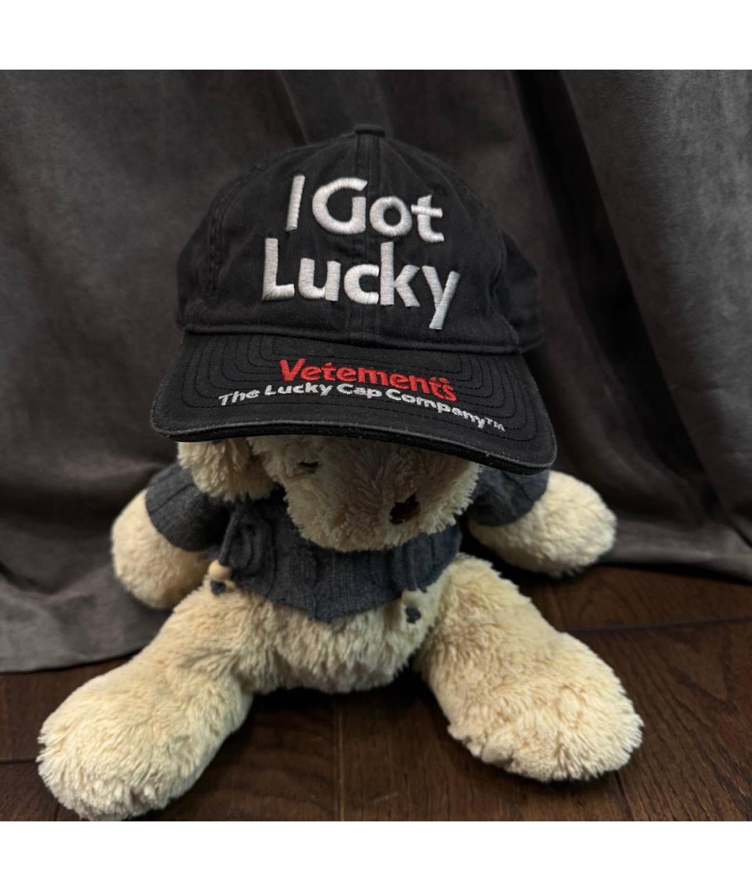 VETEMENTS Серая хлопковая кепка, фото 6