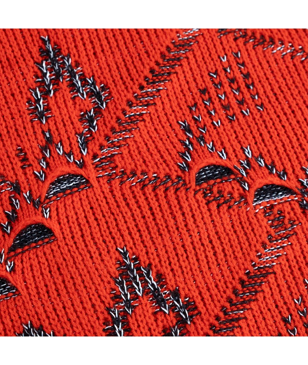 SAINT LAURENT Красный шерстяной джемпер / свитер, фото 5