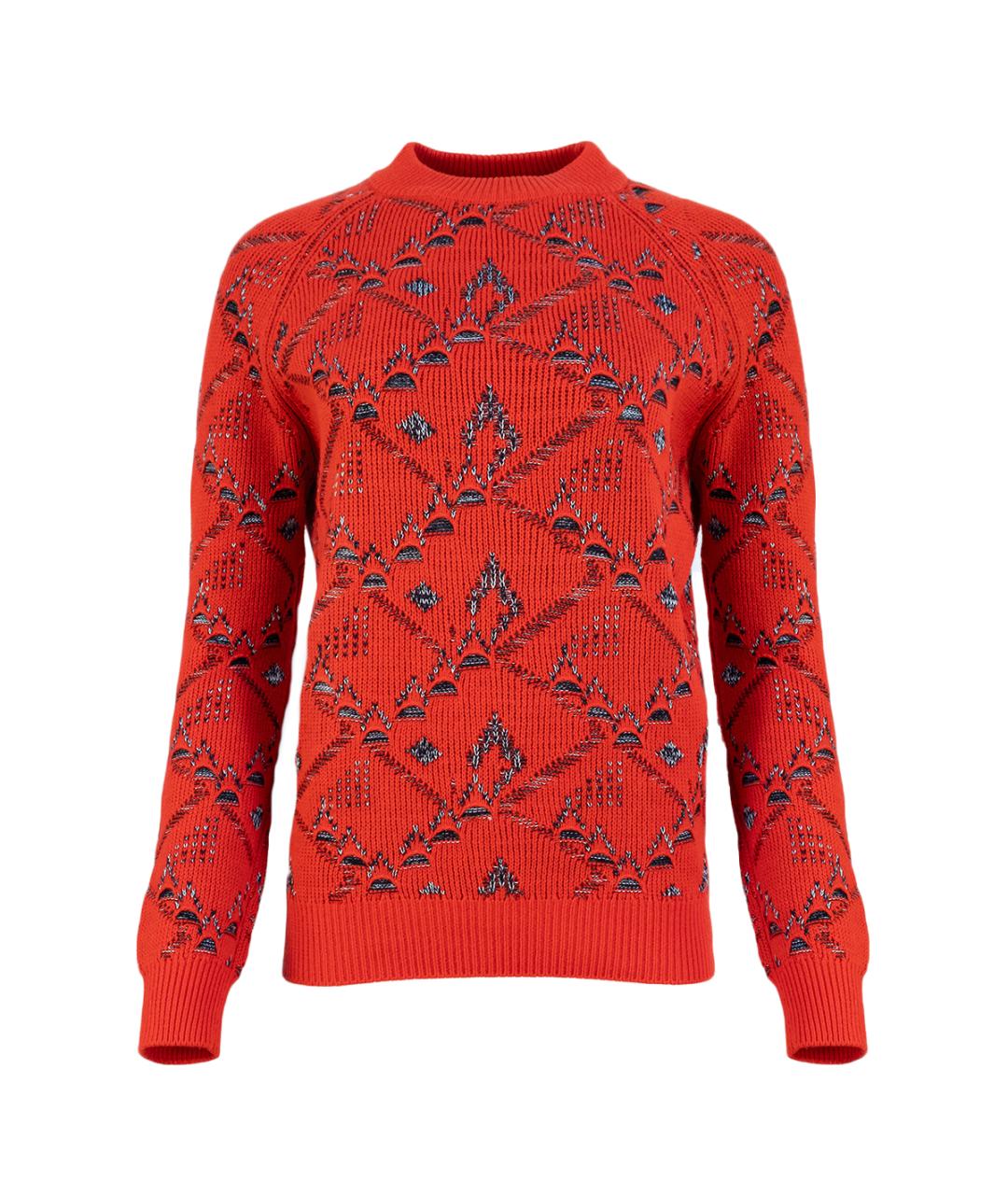 SAINT LAURENT Красный шерстяной джемпер / свитер, фото 1