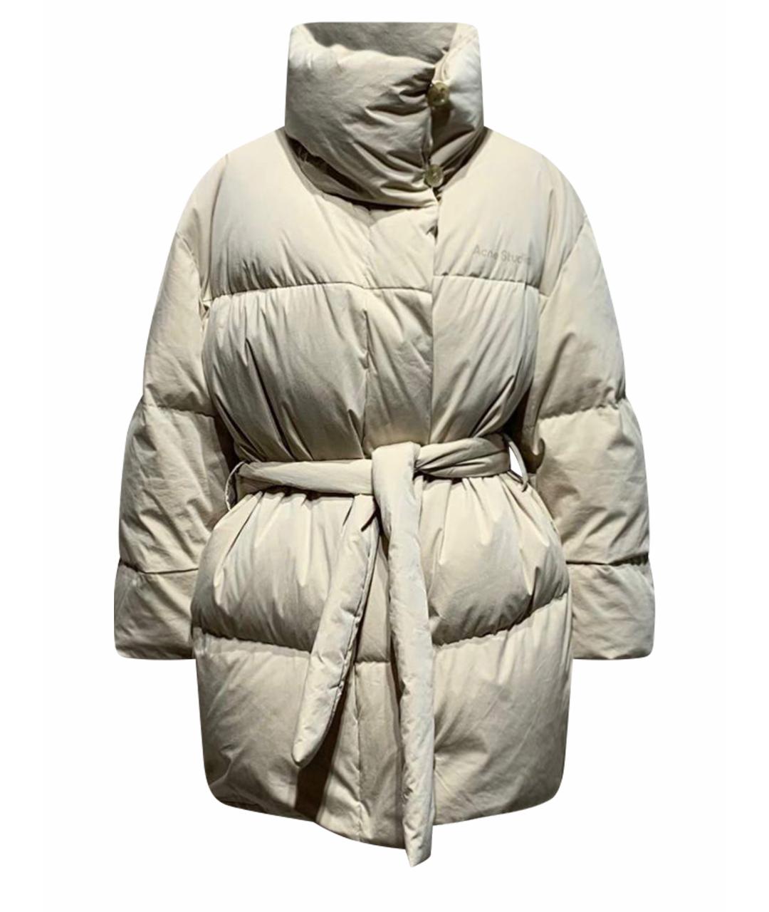 ACNE STUDIOS Бежевый пуховик, фото 1