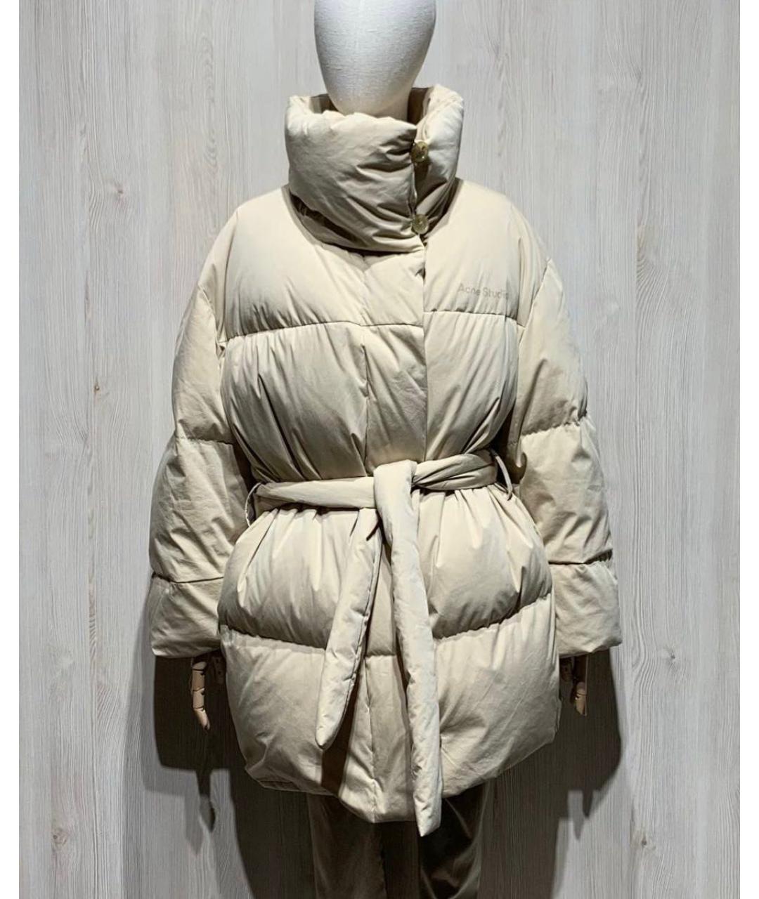 ACNE STUDIOS Бежевый пуховик, фото 9