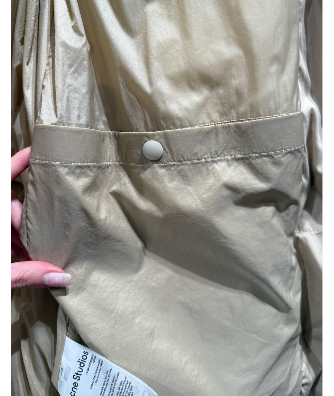 ACNE STUDIOS Бежевый пуховик, фото 8