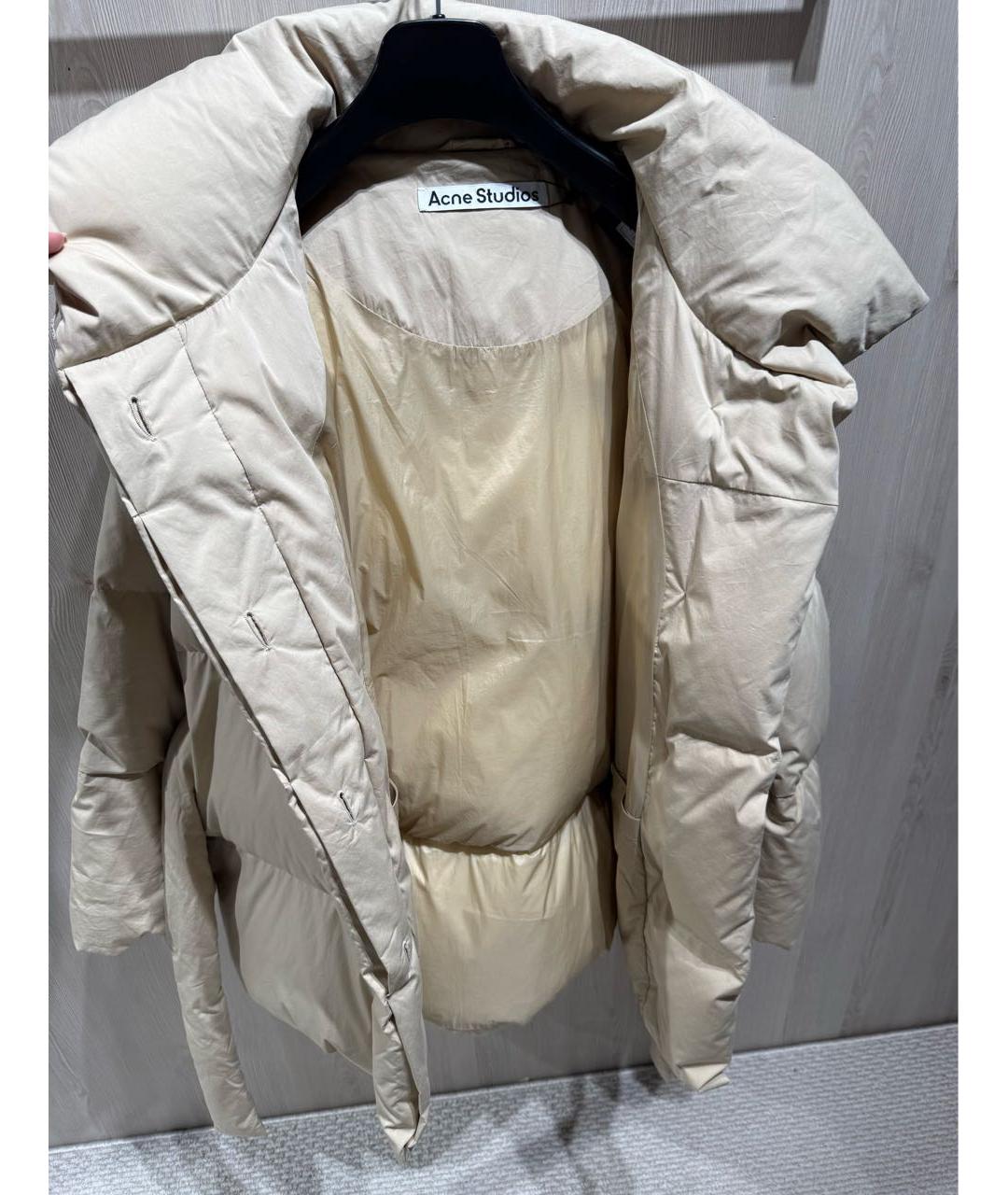 ACNE STUDIOS Бежевый пуховик, фото 4