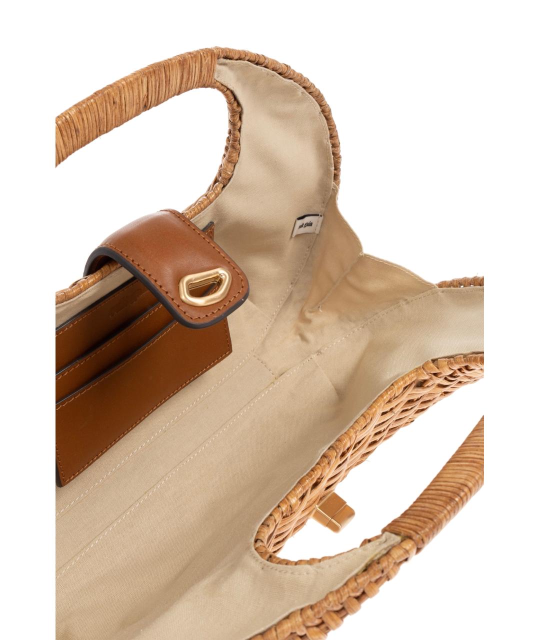 CULT GAIA Коричневая сумка с короткими ручками, фото 6