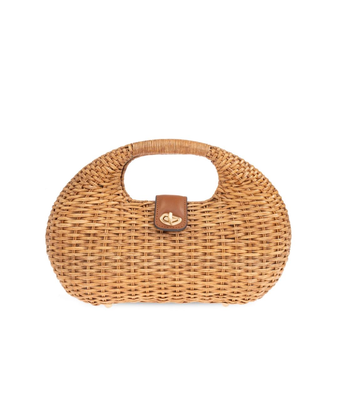 CULT GAIA Коричневая сумка с короткими ручками, фото 7