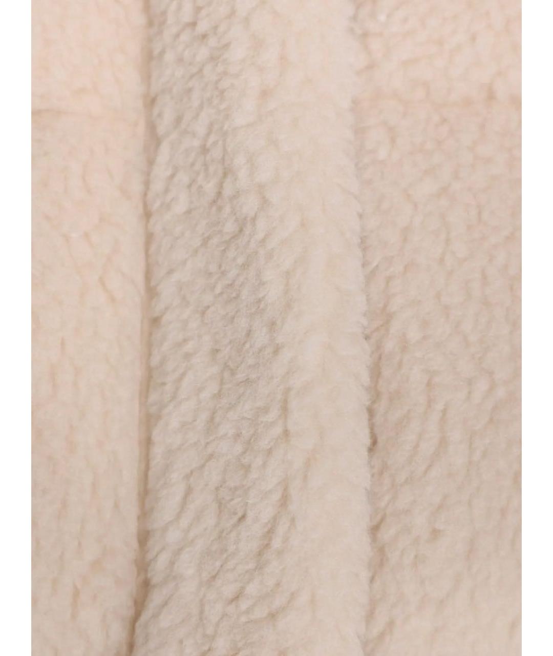 MAX MARA Бежевый шерстяной пуховик, фото 3