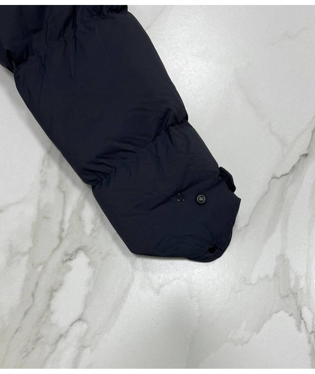 STONE ISLAND Черная полиэстеровая куртка, фото 5