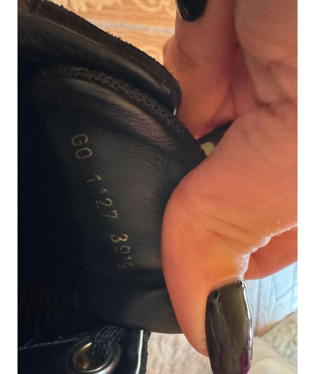 LOUIS VUITTON Черные текстильные кроссовки, фото 8