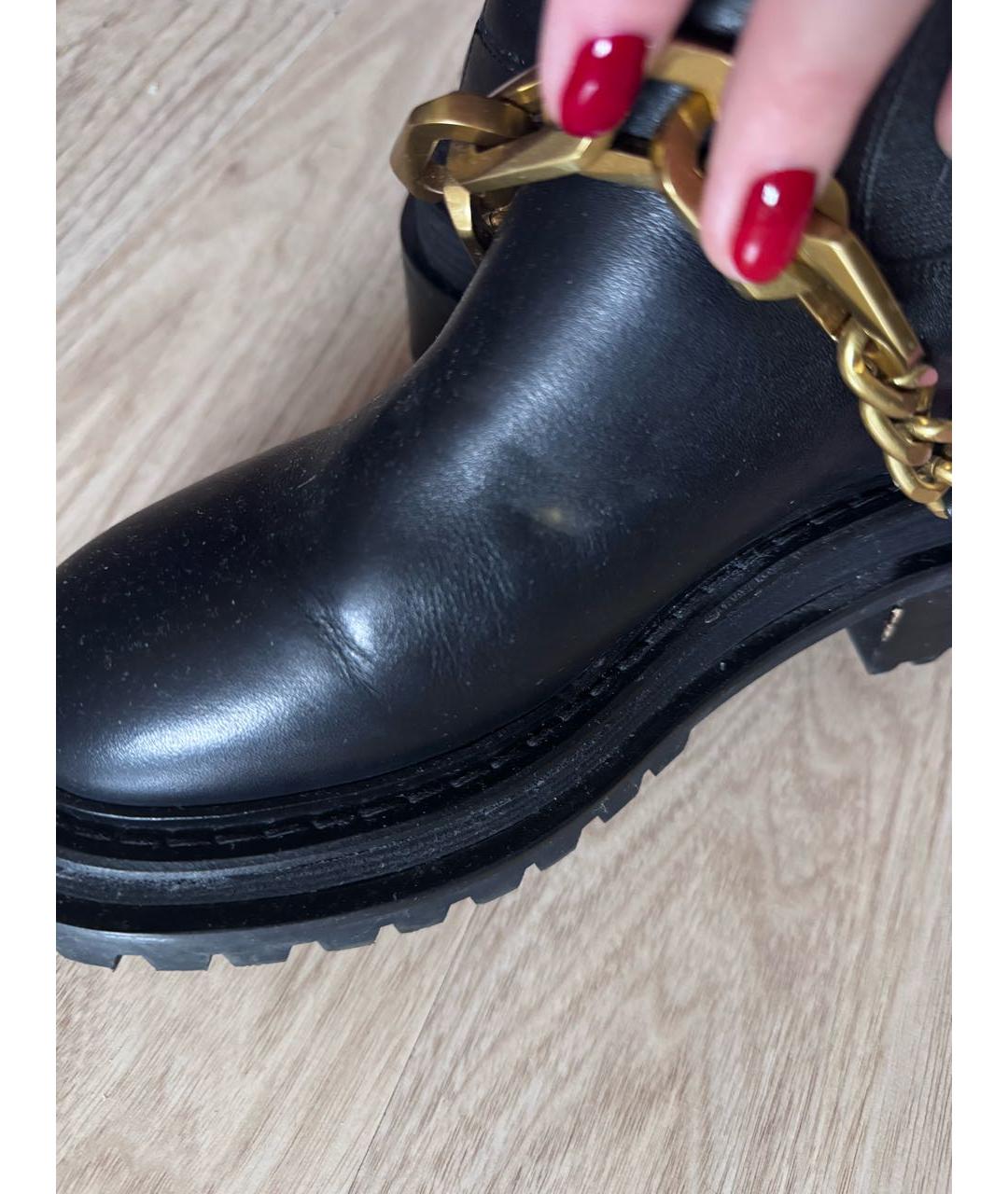 SANDRO Черные кожаные полусапоги, фото 4