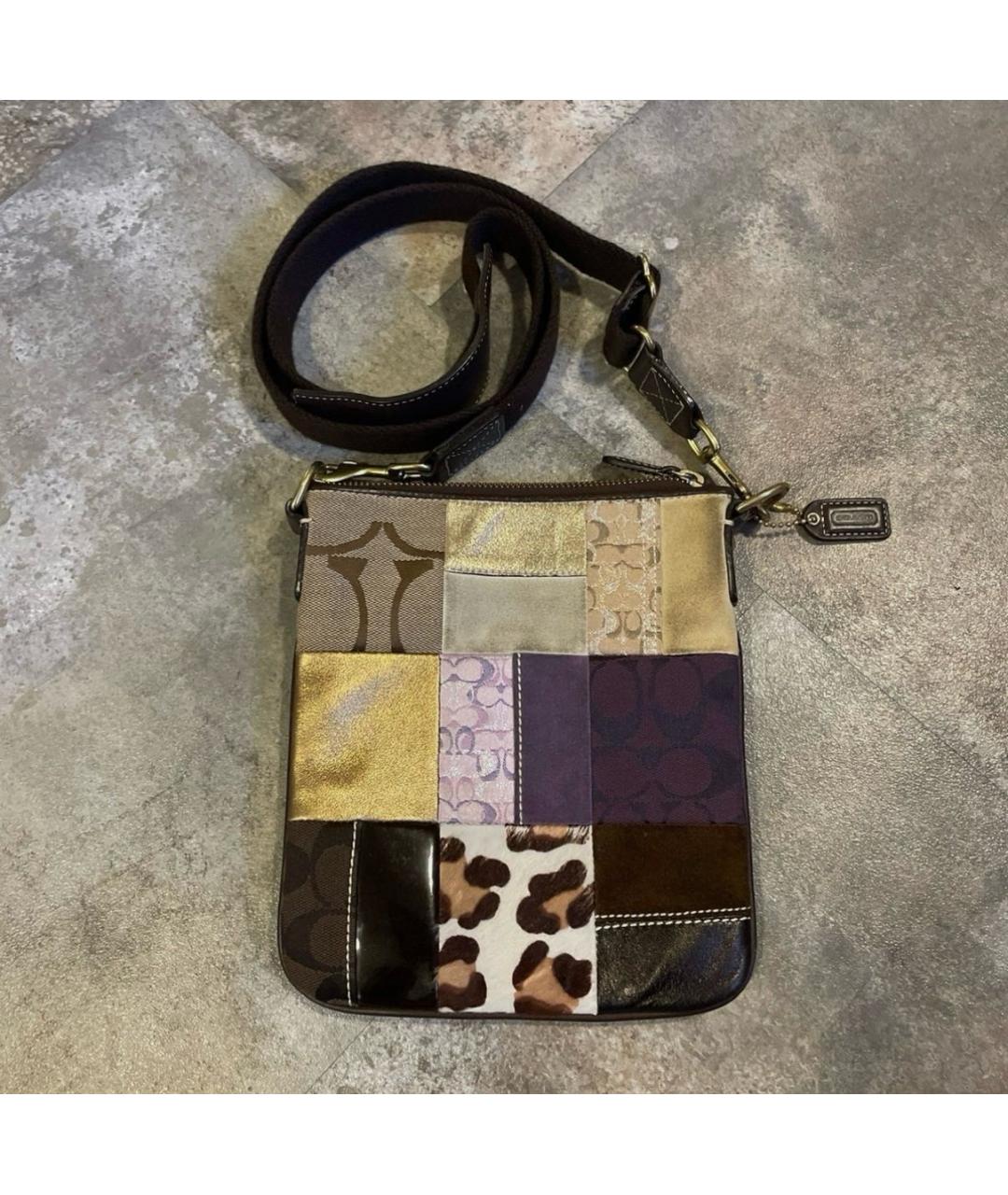 COACH Мульти кожаная сумка через плечо, фото 8