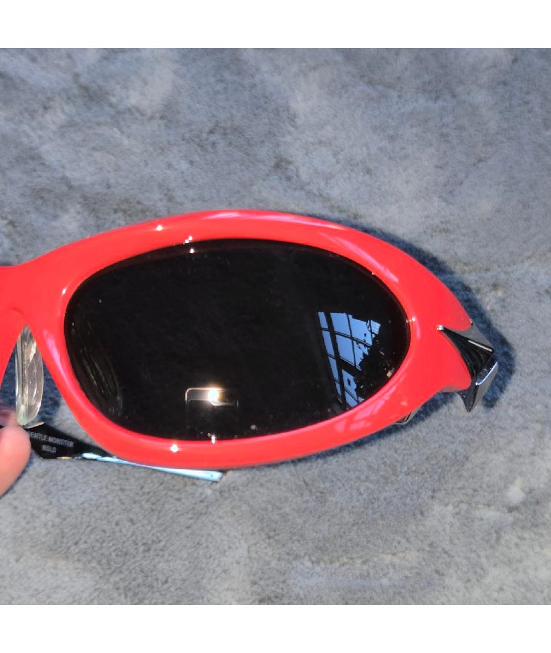 GENTLE MONSTER Красные пластиковые солнцезащитные очки, фото 6