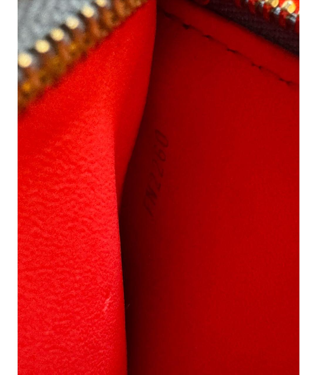 LOUIS VUITTON Голубая кожаная сумка через плечо, фото 6