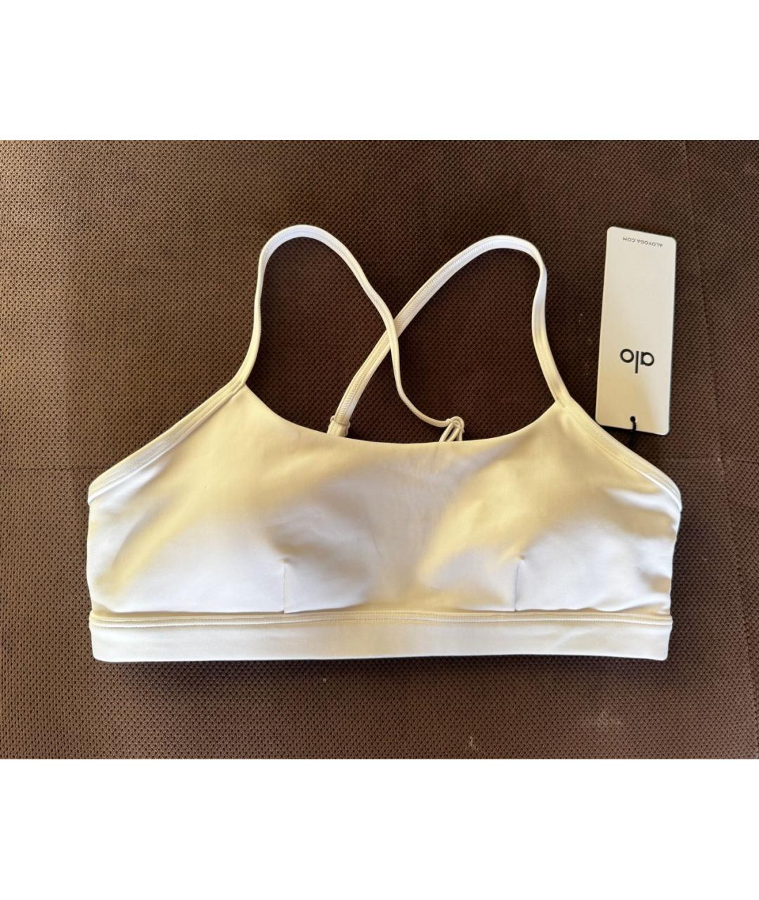 ALO YOGA Белая майка, фото 6