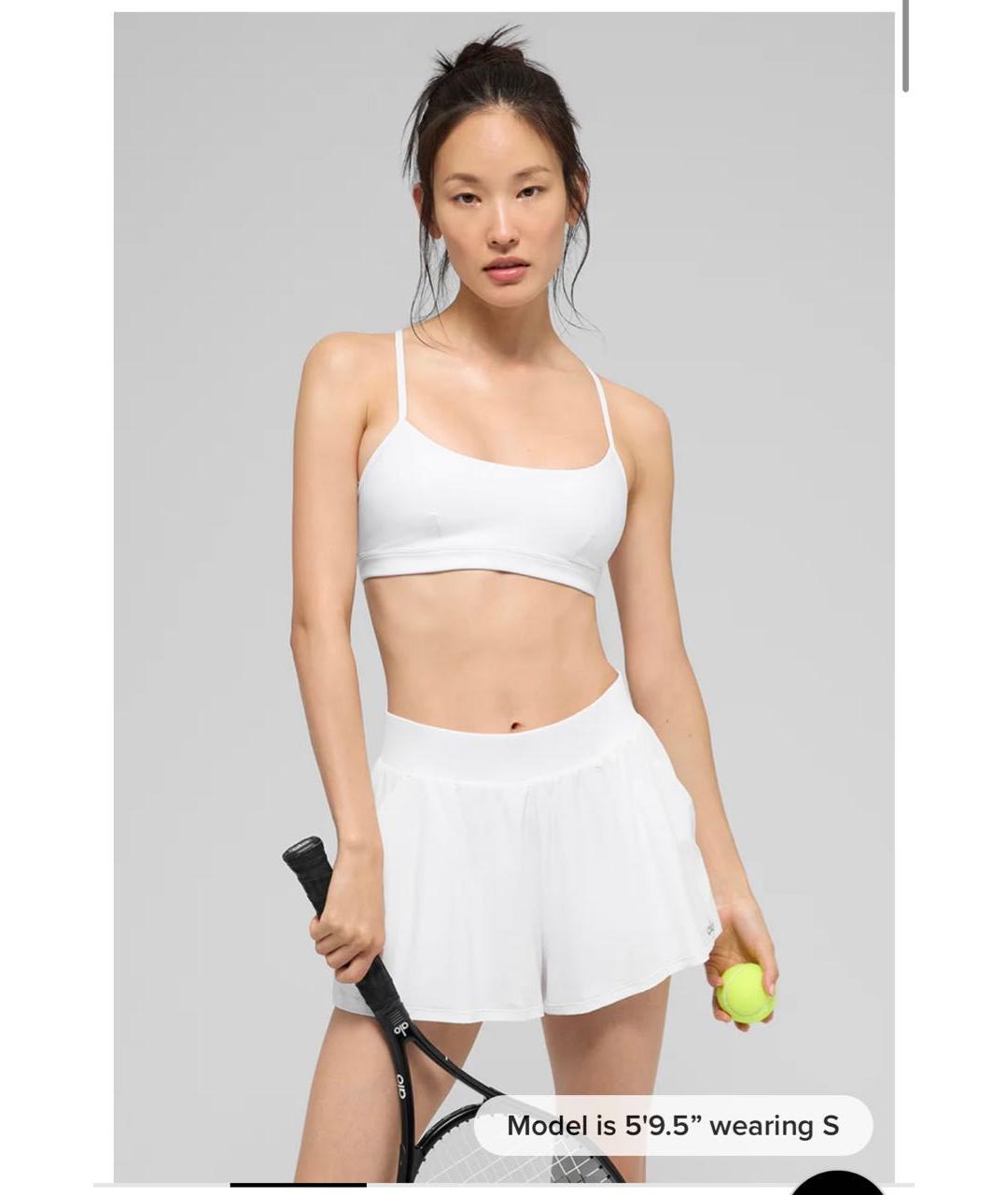 ALO YOGA Белая майка, фото 5