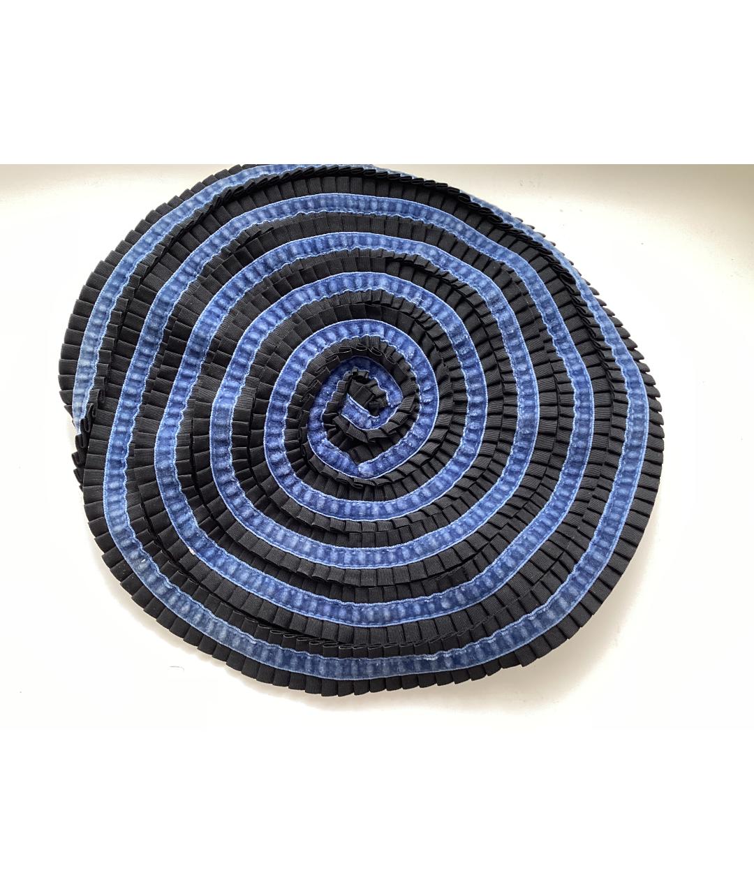 ARMANI COLLEZIONI Голубая шерстяная шапка, фото 2