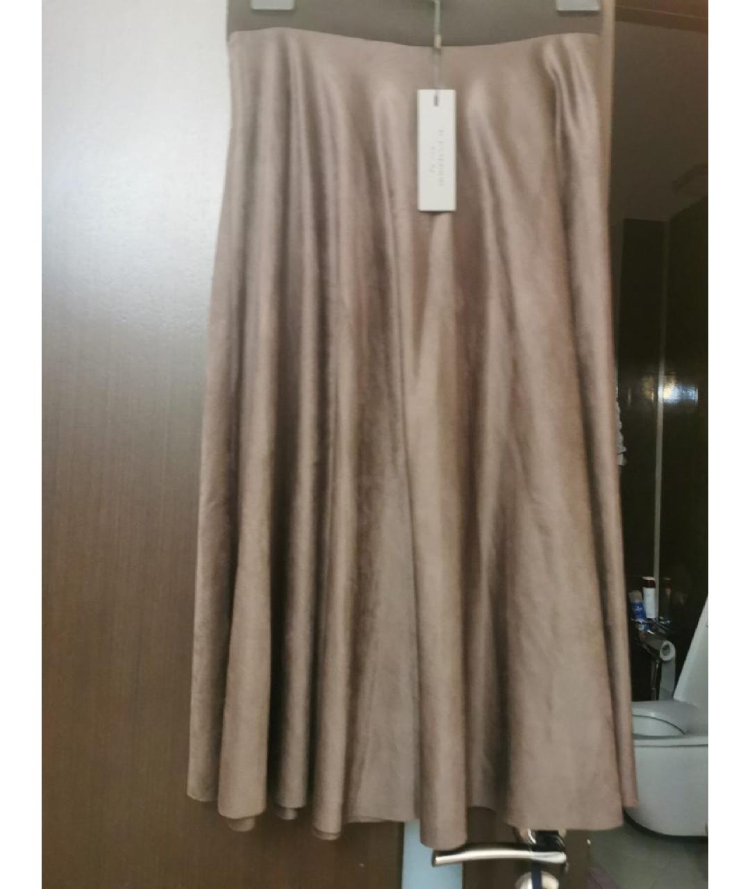 D.EXTERIOR Коричневая юбка миди, фото 5