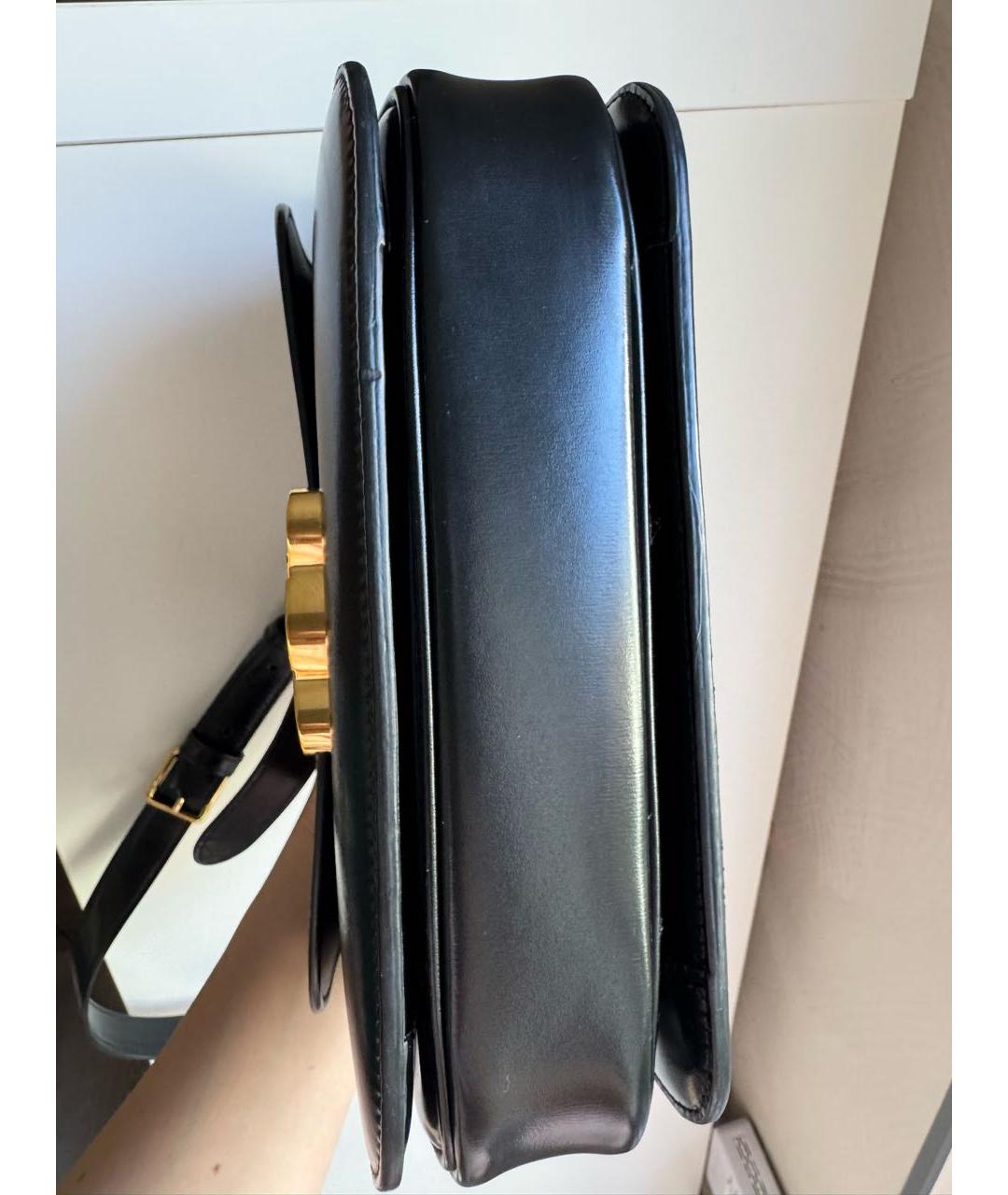 CELINE Черная кожаная сумка через плечо, фото 8