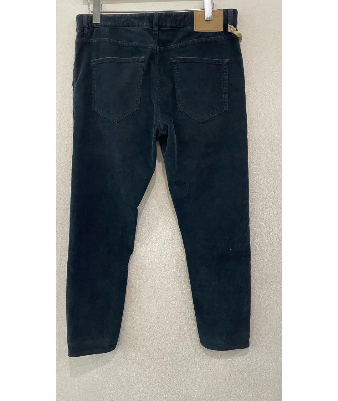 PT TORINO Темно-синие хлопковые повседневные брюки, фото 2