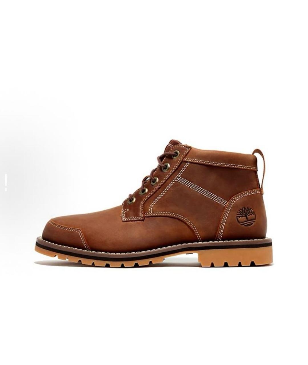 TIMBERLAND Коричневые кожаные низкие ботинки, фото 2